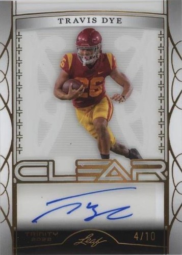 2022 Leaf Trinity Travis Dye #CA-TD1
