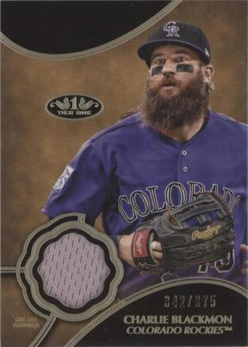 2019 Topps Tier One - Charlie Blackmon #T1R-CB