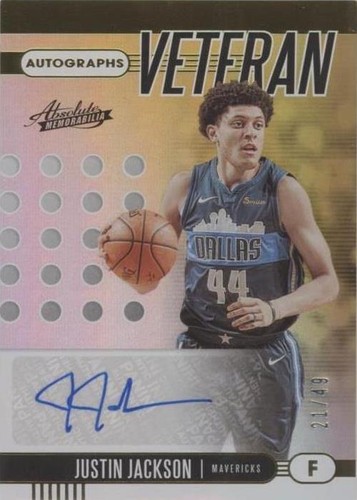 2019-20 Panini Absolute Memorabilia - Justin Jackson #VA-JJ