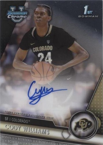 2023-24 Bowman University Chrome - Cody Williams #BCPA-CW