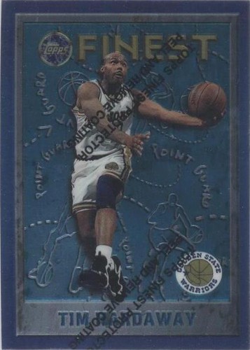 1995-96 Topps Finest - Tim Hardaway #80