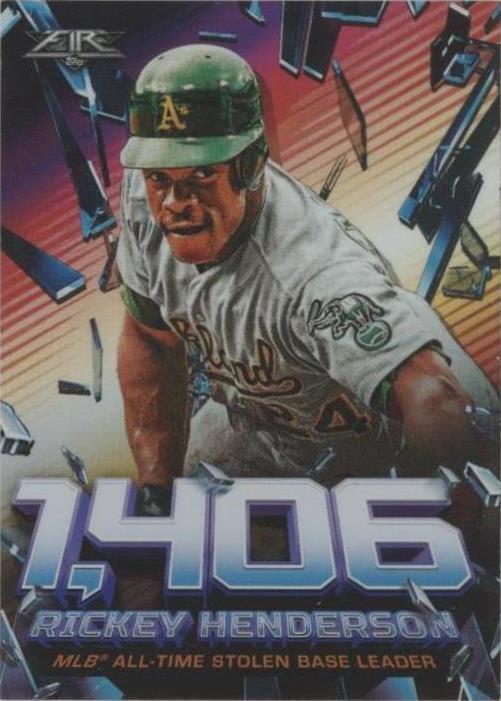 2020 Topps Fire - Rickey Henderson #SS-6