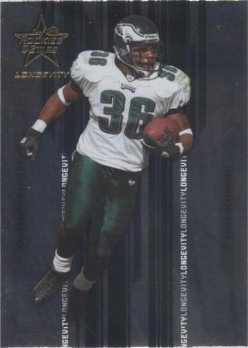 2005 Leaf Rookies & Stars Longevity Brian Westbrook #72