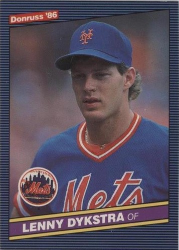 1986 Donruss - Lenny Dykstra #482