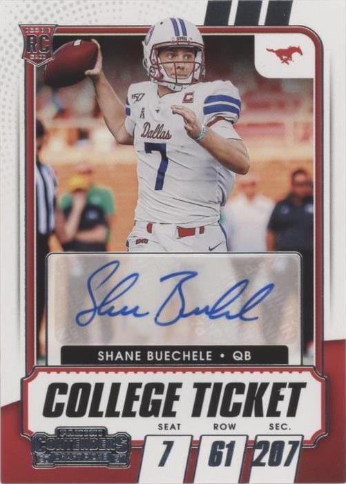 2021 Panini Contenders Draft Picks Shane Buechele #145