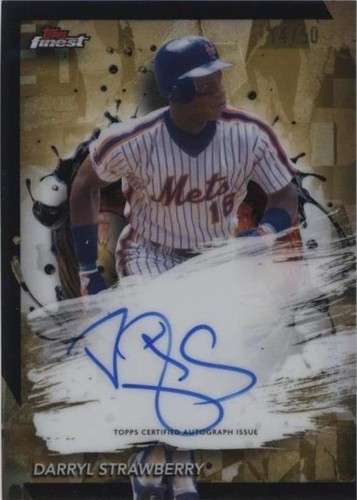 2024 Topps Finest - Darryl Strawberry #FA-DST