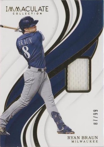 2019 Panini Immaculate Collection - Ryan Braun #138