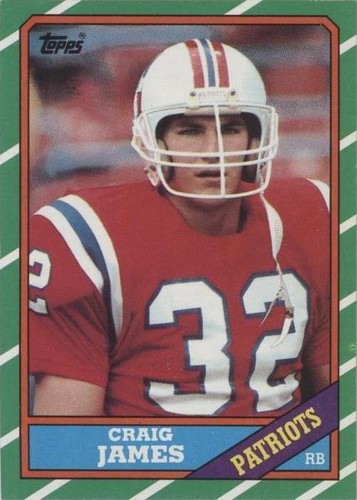 1986 Topps Craig James #32