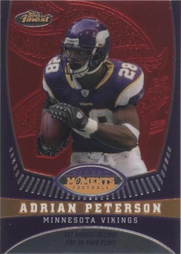 2008 Topps Finest Adrian Peterson #AP16