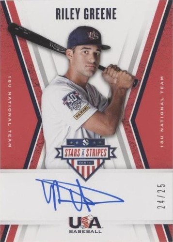 2019 Panini USA Baseball Stars & Stripes - Riley Greene #RG