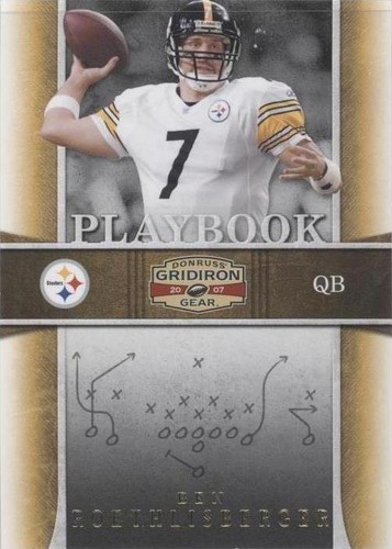 2007 Donruss Gridiron Gear Ben Roethlisberger #PB-6