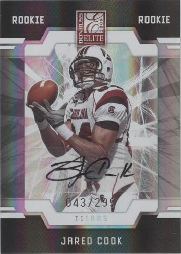 2009 Donruss Elite Jared Cook #144