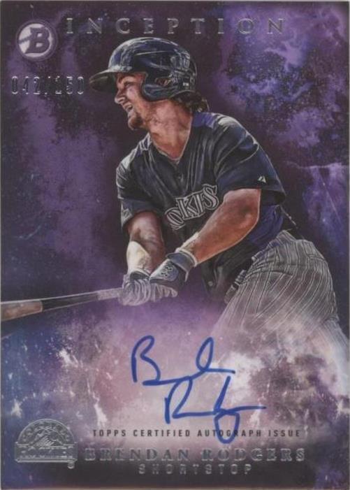 Bowman Inception 2016 - Brendan Rodgers #PA-BR