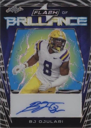 2023 Leaf Eclectic BJ Ojulari #FB-BJO