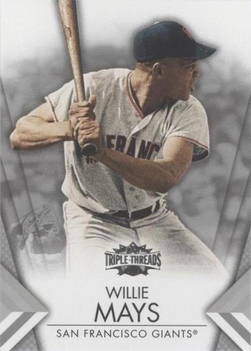 2012 Topps Triple Threads - Willie Mays #56