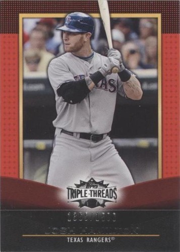 2011 Topps Triple Threads - Josh Hamilton #15