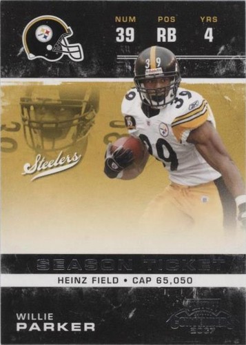 2007 Playoff Contenders Willie Parker #77