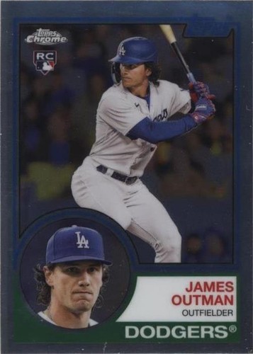 2023 Topps Chrome Lids Mitchell & Ness - James Outman #83-7