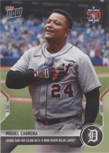 2021 Topps Now - Miguel Cabrera #691