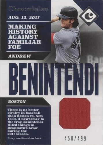 2017 Panini Chronicles - Andrew Benintendi #CS-AW