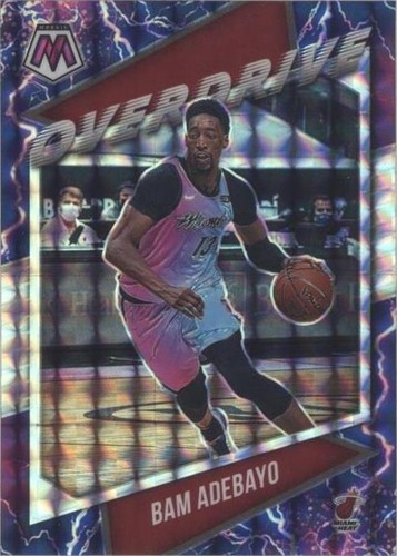 19-20 Mosaic Bam Adebayo Red Blue Reactive Prizm Heat | eBay