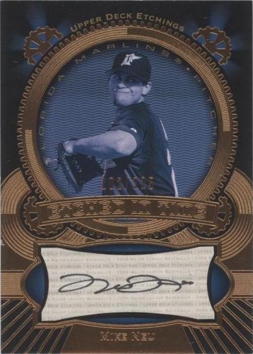 2004 Upper Deck Etchings - Mike Neu #ET-MN