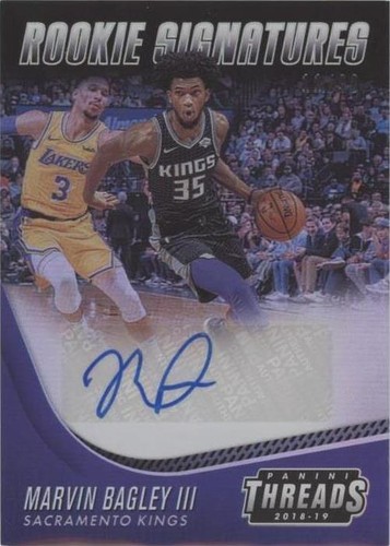 2018-19 Panini Threads - Marvin Bagley III #2