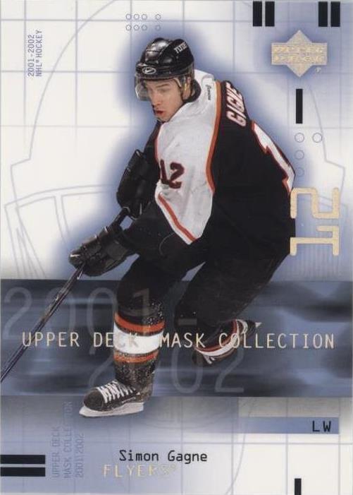 2001-02 Upper Deck Mask Collection - Simon Gagne #70