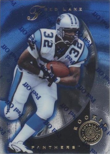 1997 Pinnacle Totally Certified #128 Fred Lane Platinum Blue