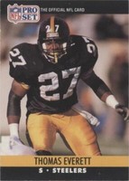1990 Pro Set Thomas Everett #622