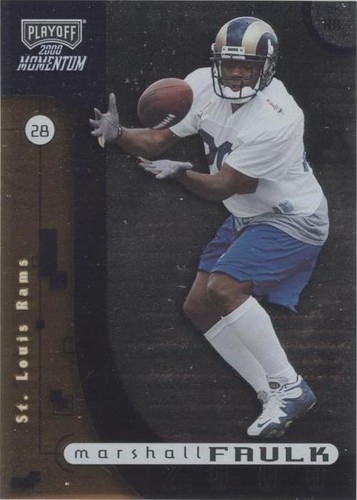 2000 Playoff Momentum Marshall Faulk #82