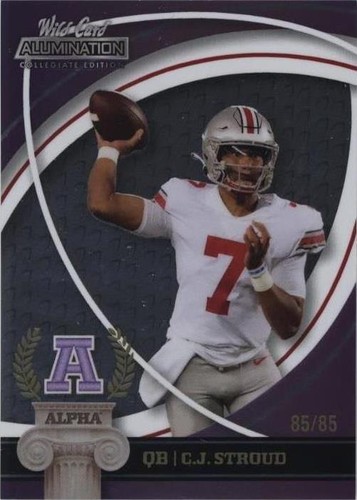 2021 Wild Card Alumination NIL Collegiate Edition C. J. Stroud #ANA-4