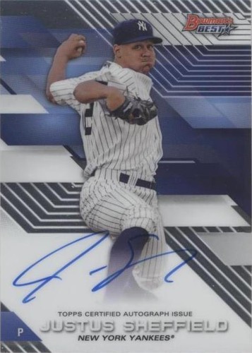 2017 Bowman's Best - Justus Sheffield #B17-JS