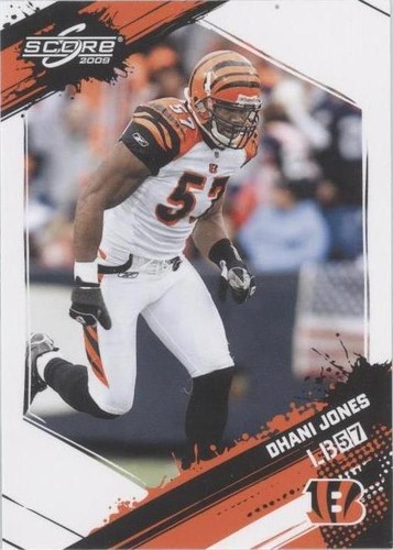 2009 Score Dhani Jones #60