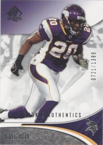 2006 SP Authentic Greg Blue #151