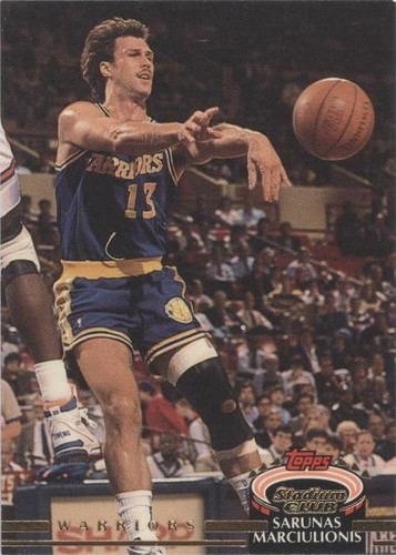 1992-93 Topps Stadium Club - Sarunas Marciulionis #181