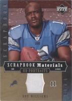 2005 Upper Deck Portraits Roy Williams #SB-RW