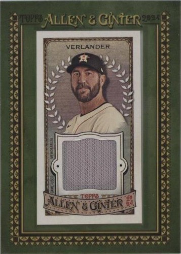 2024 Topps Allen & Ginter - Justin Verlander #MFR-JV
