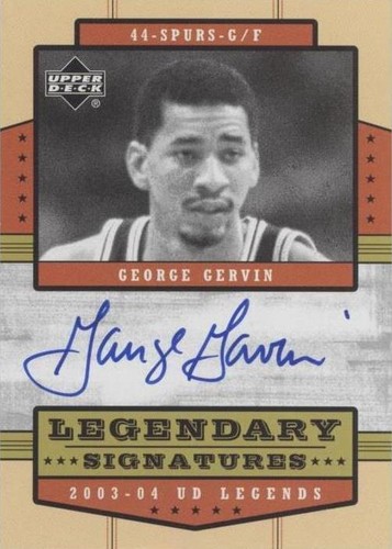 2003-04 Upper Deck UD Legends - George Gervin #LS-GG