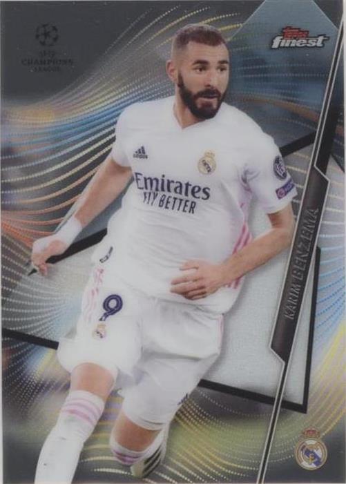 Topps Finest UCL 2020-21 Karim Benzema #32