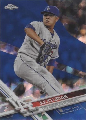 2017 Topps Chrome Sapphire Edition - Julio Urias #582