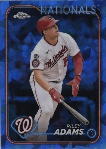 2024 Topps Chrome Sapphire Edition - Riley Adams #395