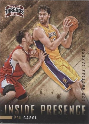 2012-13 Panini Threads - Pau Gasol #5