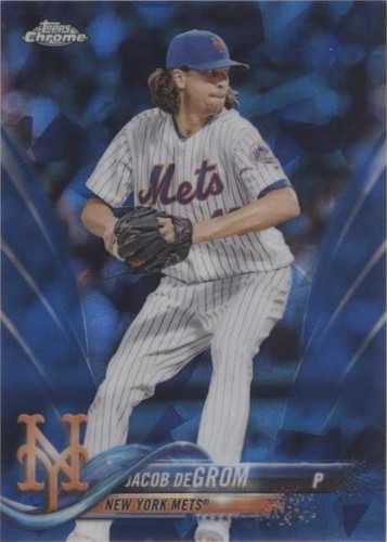 2018 Topps Chrome Sapphire Edition - Jacob deGrom #555