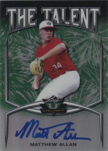 2019 Leaf Valiant - Matthew Allan #TT-MA1