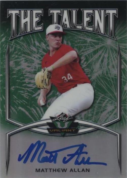 2019 Leaf Valiant - Matthew Allan #TT-MA1