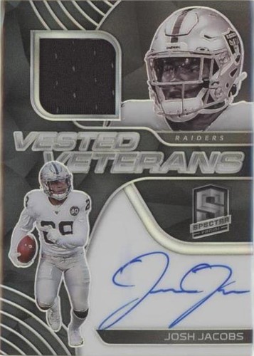 2020 Panini Spectra Josh Jacobs #VV-JJ
