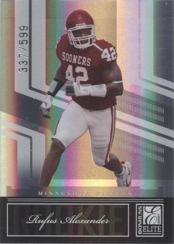 2007 Donruss Elite Rufus Alexander #184