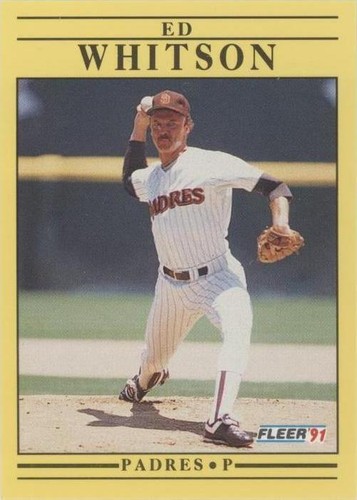 1991 Fleer - Ed Whitson #547