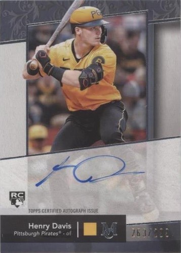 2024 Topps Museum Collection - Henry Davis #AA-HD